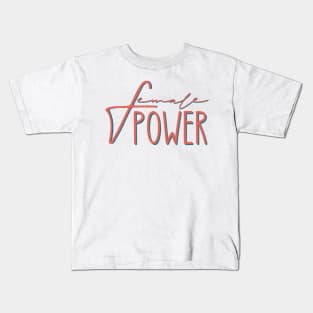 Female power Kids T-Shirt